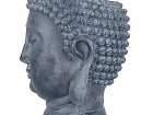 Maceta Buda de resina gris