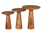 Set 3 mesas auxiliares madera