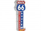 Letrero metal flecha Route 66 con luz led