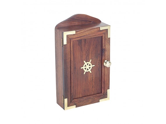 Caja para llaves de madera estilo marinero