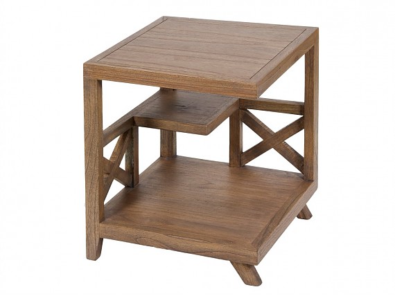 Mesa esquinera madera estilo nórdico Amara