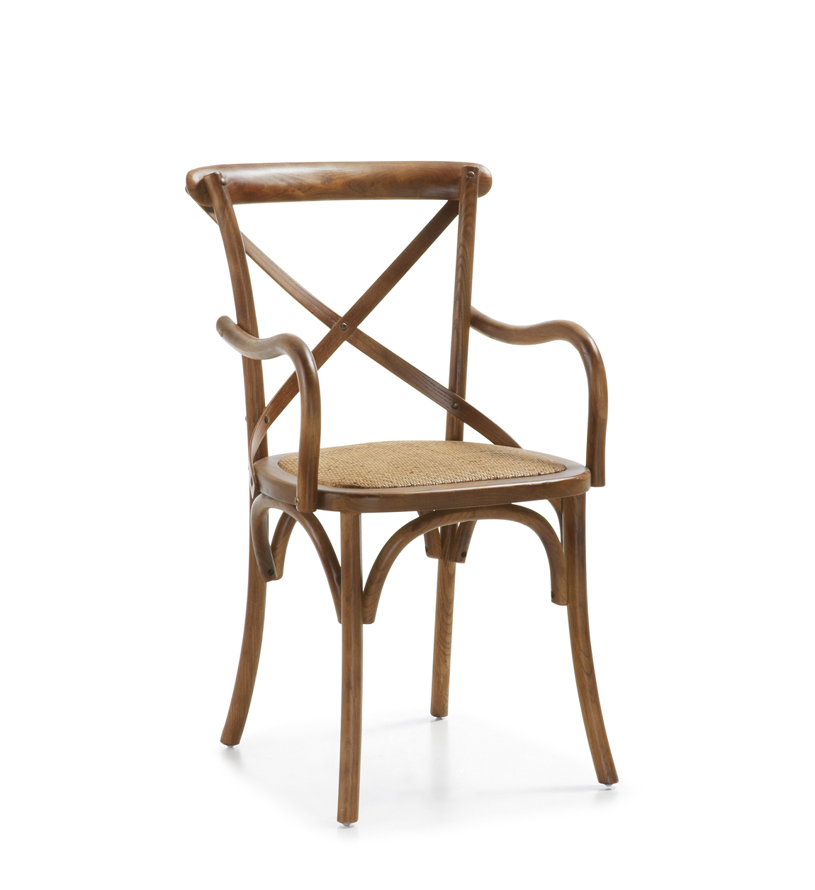 Sillón madera de Roble combinado con Ratan
