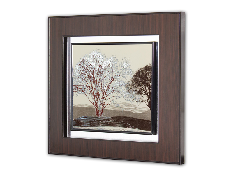 Cuadro óleo sobre cristal paisaje B