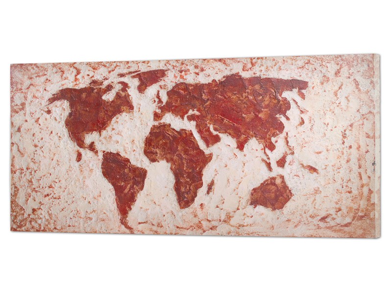 Cuadro digital mapamundi B