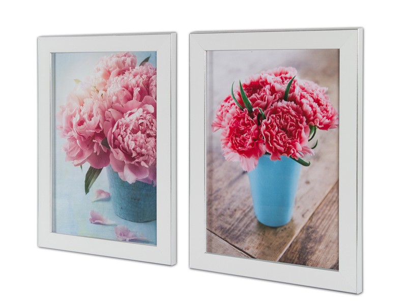 Cuadros digitales sobre vidrio flores D