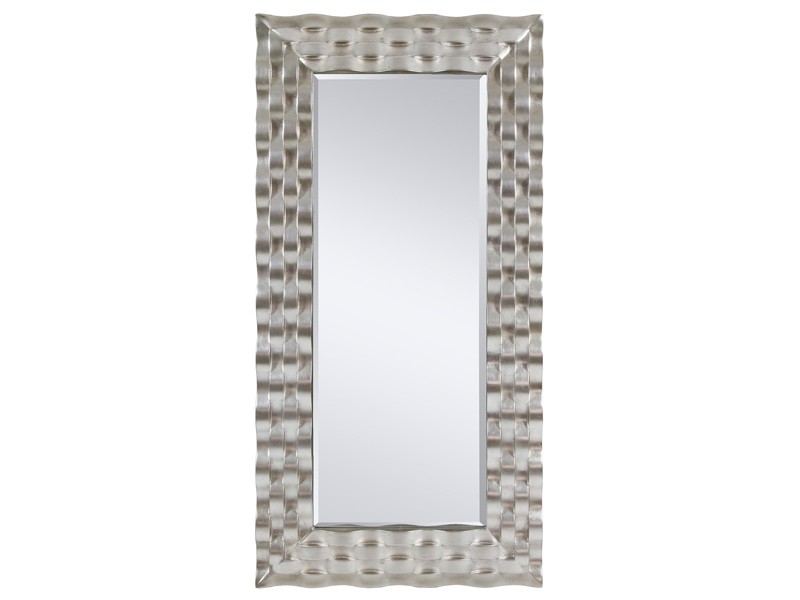 Espejo alto plata efecto escamas