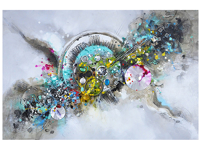 Cuadro óleo abstracto A