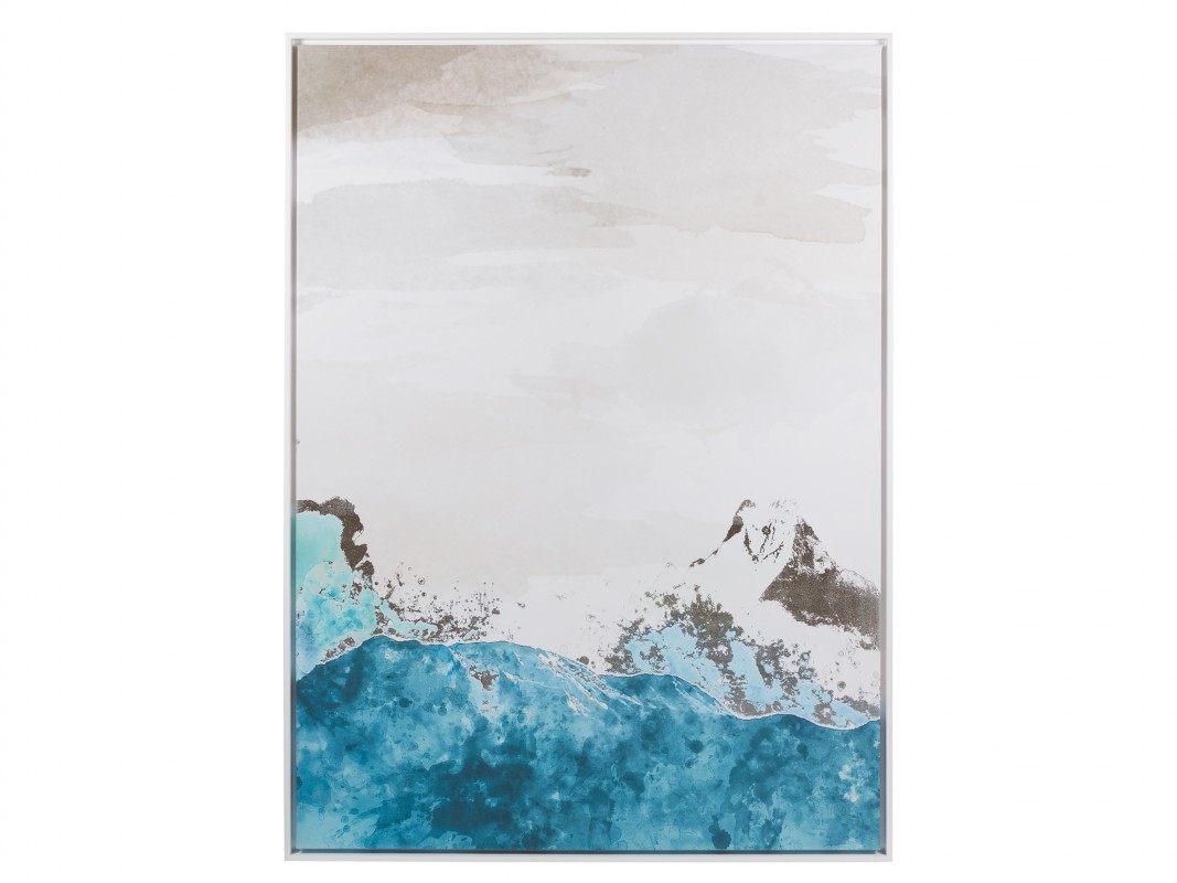 Cuadro abstracto mar