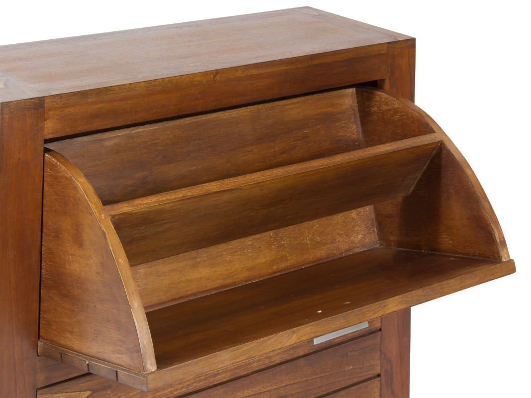 Mueble zapatero pequeño madera 2 puertas - Venta zapateros