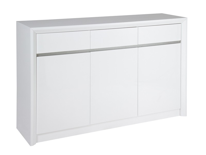 Aparador blanco brillo lacado para salón comedor Aparador Zapatos ~ Aparador blanco brillo lacado para salón comedor