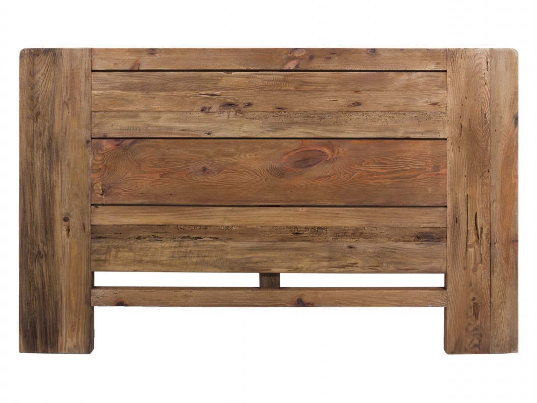 Cabecero en madera reciclada para cama de 135, 150 y 160 color gris Ca –  Bechester