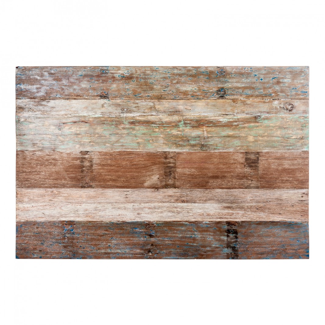 Cabecero tablas de madera envejecida 160 cm