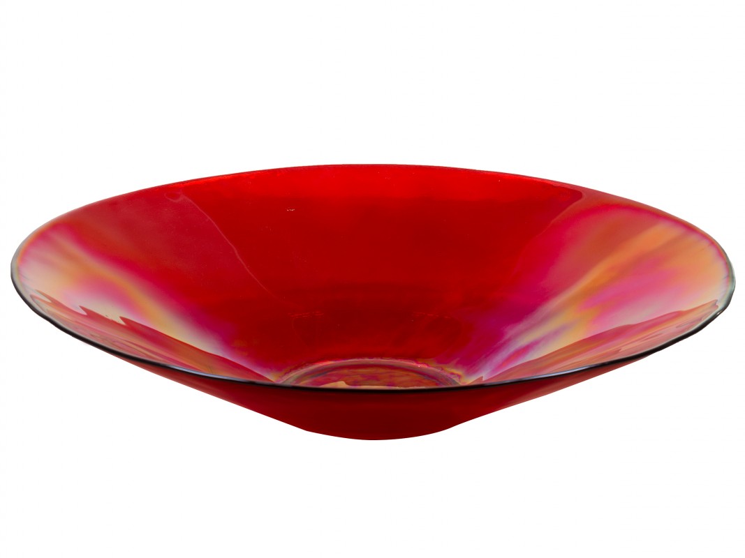 Centro plato Polonia rojo