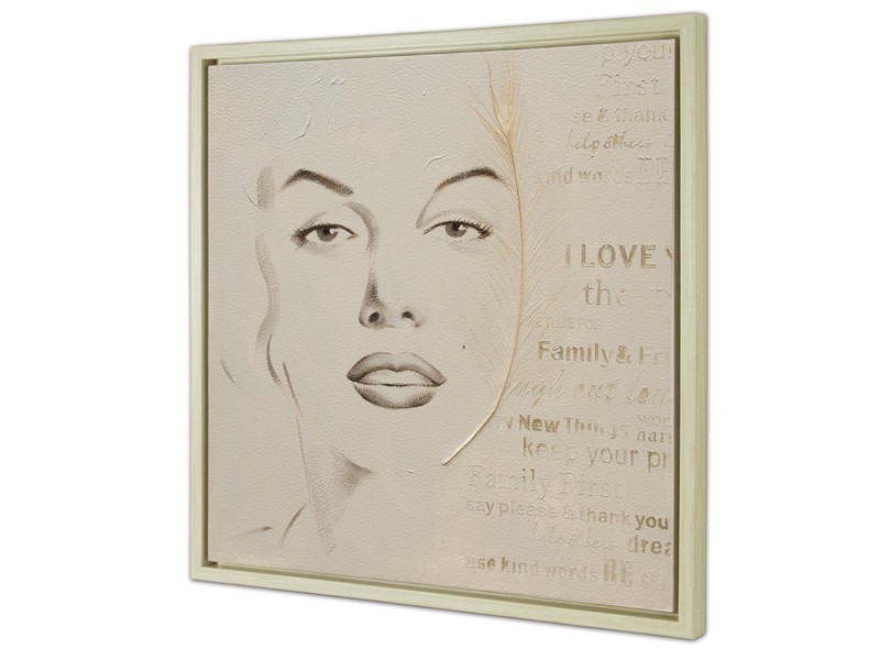 Cuadro Marilyn pintado al óleo