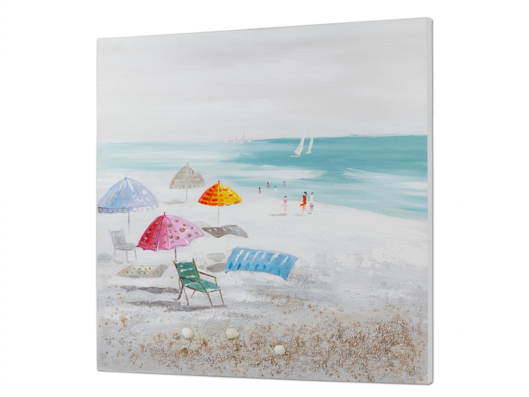 Cuadro óleo playa B