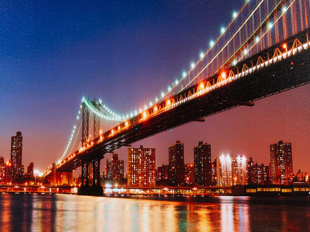 Cuadro puente de Brooklyn en impresión digital a todo color