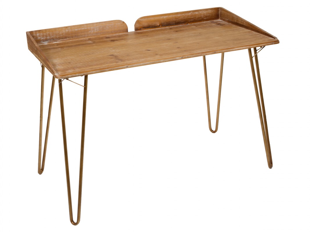 escritorios retro escritorio retro industrial de madera y hierro con efecto escritorios retro escritorio retro industrial de madera y hierro con efecto