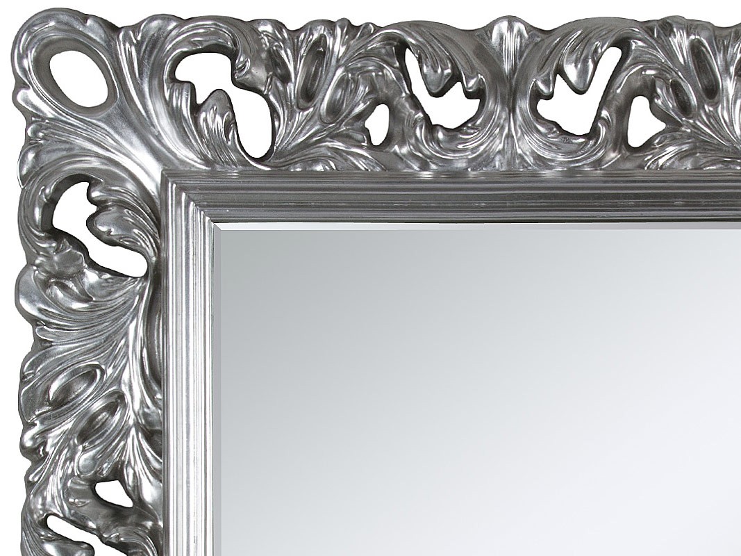 Espejo Marco Decorativo Plateado Espejo Marco Decorativo Plateado