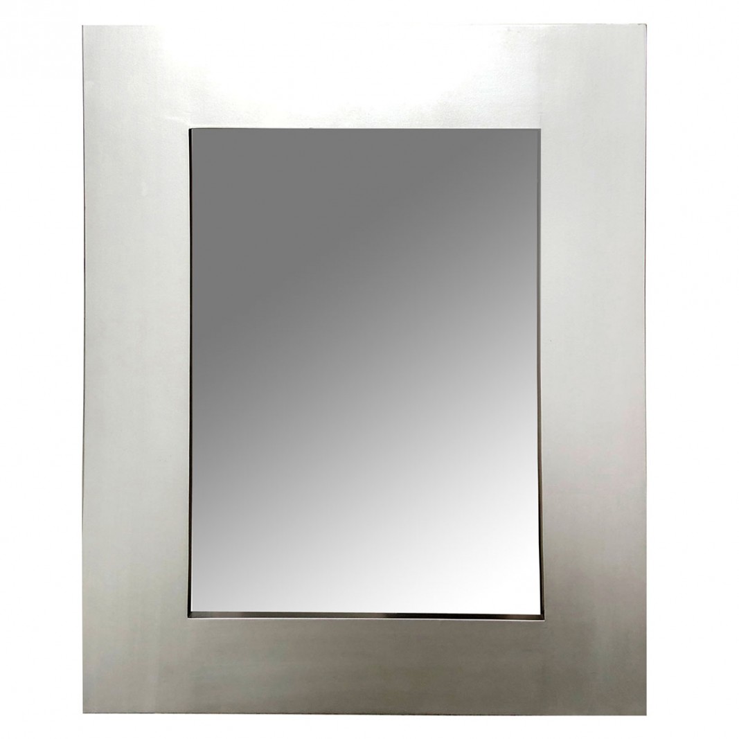 Loft industria-espejo de pared en negro bastidor de aluminio-espejo rectangular 