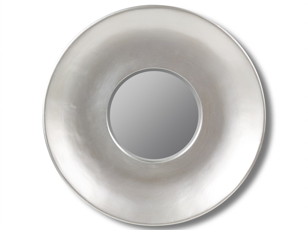 Espejo Decorativo Marco Redondo Plateado Espejo Decorativo Marco Redondo Plateado