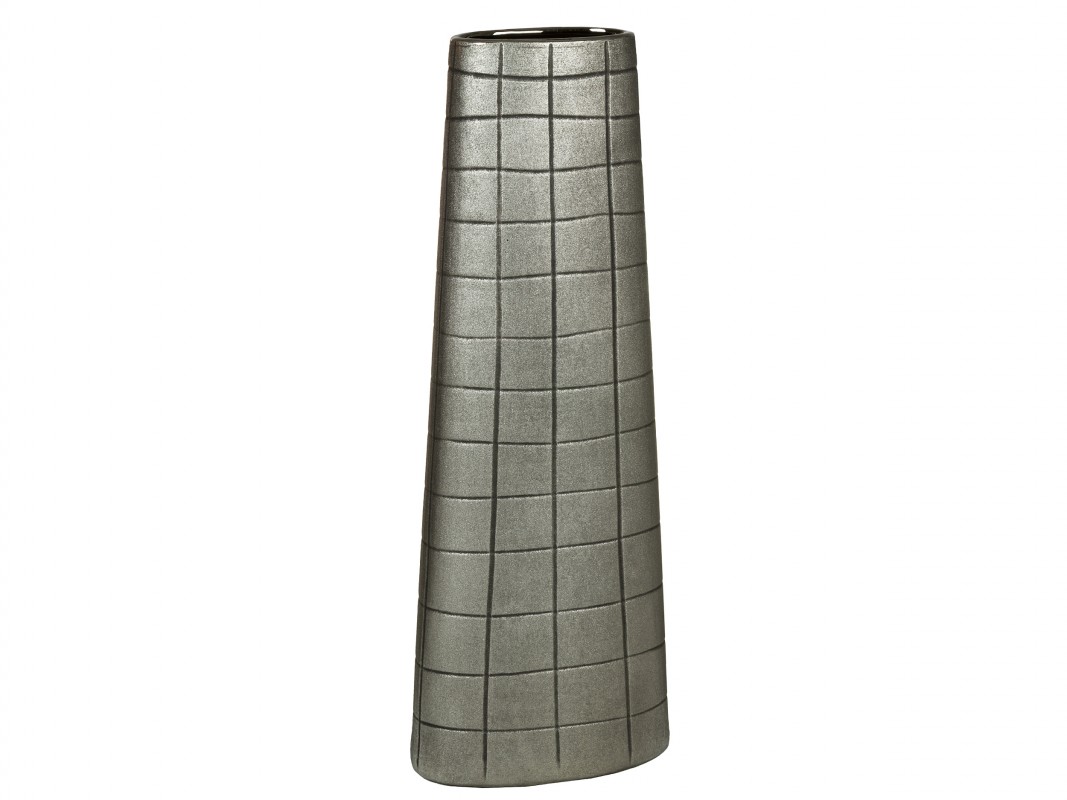 Jarrón plata antiguo 19x10x51 cm