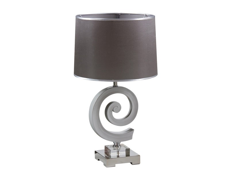 Lámpara de noche moderna con forma de espiral color gris Lamparas modernas de techo espiral