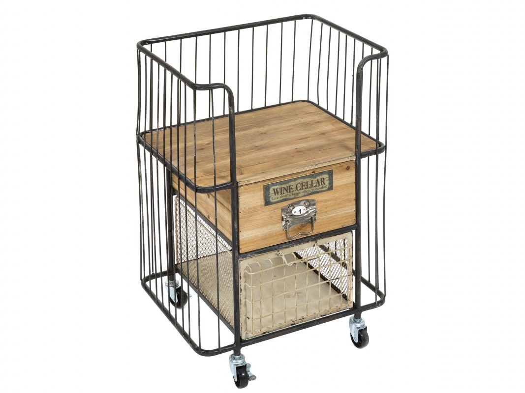 Mueble Auxiliar Camarera Carro Trolley