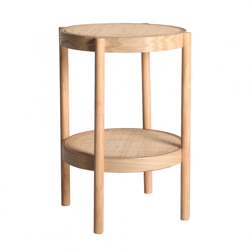 Mesa Auxiliar Nórdica de Madera de Roble, Mueble