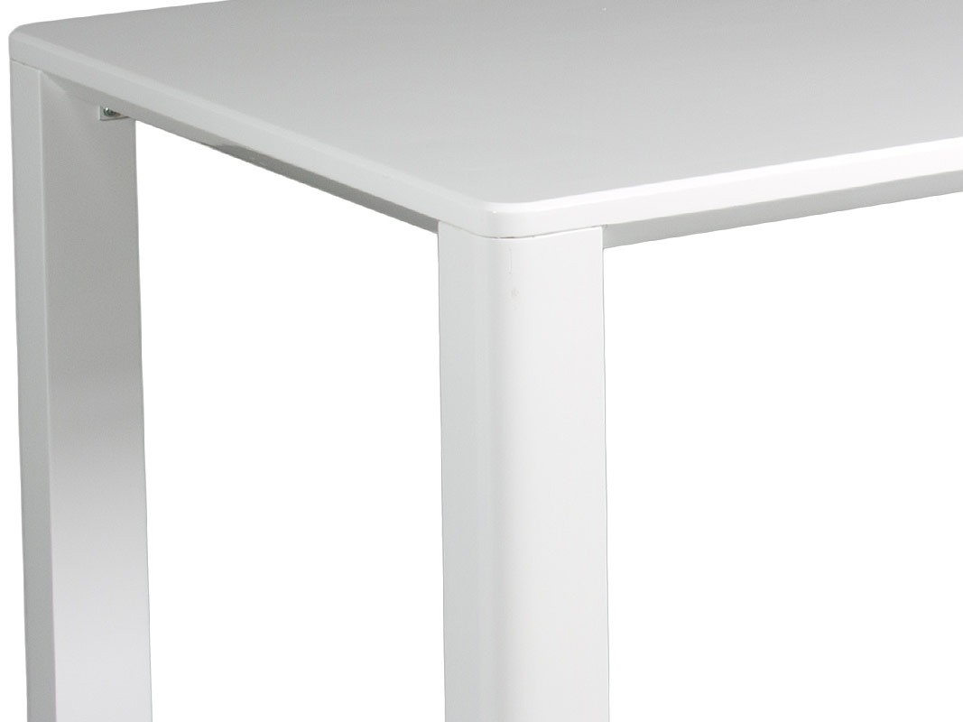 Mesa comedor blanca de estilo moderno de DM lacado