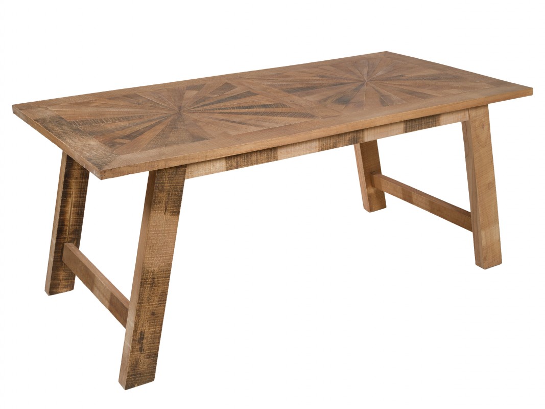 Mesa de comedor rústica, Mesas de madera maciza