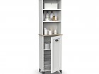 Armario columna vintage color blanco