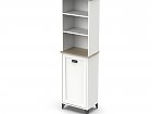 Armario columna vintage color blanco