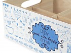 Caja bebidas de madera 6 celdas 