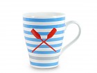 Tazas rojo y azul estilo marinero 370ml