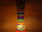 Lámpara de cristales mosaico convexa