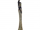 Estatua africana mujer Masai 62 cm