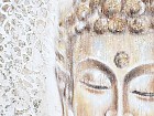Cuadro Buda tonos suaves en relieve