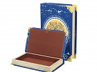 Set de 2 cajas libro árbol de la vida azul y amarillo