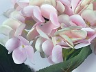 Rama hortensia artificial en color rosa crema 65cm