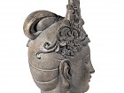 Cabeza de Buda figura decorativa de resina