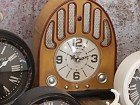 Reloj decorativo de sobremesa radio retro