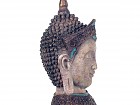 Cabeza Buda decorativa de resina en colores