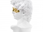 Busto David blanco y dorado