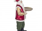 Figura Papá Noel con bandeja