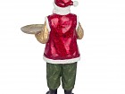 Figura Papá Noel con bandeja