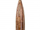 Estantería madera rústica forma barco