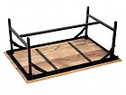 Mesa auxiliar madera de Acacia
