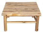 Mesa auxiliar 80x80 cm madera de teka