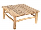 Mesa auxiliar 80x80 cm madera de teka
