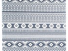 Alfombra dormitorio rectangular de algodón hecha a mano